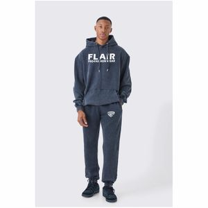 เสื้อมีฮู้ดแบบสวมหัวของผู้ชายผ้าคอตตอนออร์แกนิก100% โอเวอร์ไซส์ลายปักลูกปัดสำหรับฤดูหนาว - Product Image 6