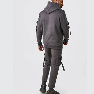 Conjunto Deportivo Informal con Logotipo Personalizado OEM ODM, Sudadera con Capucha y Pantalones para Hombre, Chándal de Lujo, Chándal de Alta Costura - Product Image 4