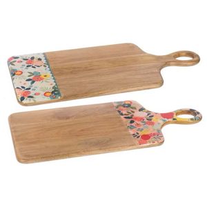 Dessous de verre isolant en bois massif carrelage japonais ménage rétro tapis de salle à manger résistant aux hautes températures tapis de Table de cuisine dessous de verre - Product Image 3