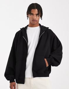 Sweat-shirts à capuche surdimensionnés en coton vintage avec logo personnalisé en gros pour hommes, lavage à l'acide, fabriqués au Pakistan - Product Image 5