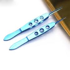 Pince chirurgicale ophtalmique de haute qualité pince à épiler Instrument médical de précision manuel en acier inoxydable pour l'utilisation de la clinique hospitalière CE - Product Image 2