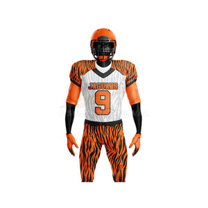Uniforme de Fútbol Americano de Manga Corta, Diseño Personalizado por Sublimación, 100% Poliéster Resistente, Calidad Única, Venta al Por Mayor - Product Image 4