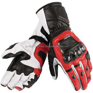 Gants de sport à doigts entiers pour la course automobile et le cyclisme Protection antidérapante avec gants de vélo de protection en cuir PU - Product Image 3