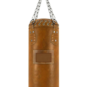 Saco de boxeo pesado de cuero PU y PVC con logotipo personalizado de alta calidad con bolsa de arena para entrenamiento de boxeo pesado de hombres - Product Image 2