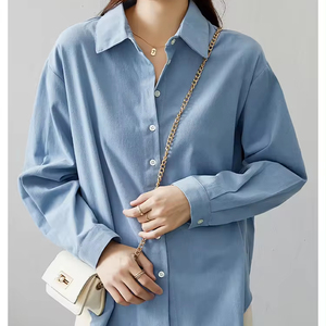 DAN 1988 otoño estilo Interior mujer cuello fino para camisas sin mangas de punto 100% algodón transpirable personalizado - Product Image 4