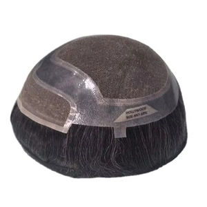 Toupee para Hombre Taz Hair, Peluca de Cabello Humano 100%, Densidad Cruda 60%-150%, Cabello Indio Remy, Resistente al Agua, Ondulado - Product Image 3