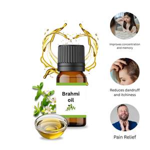Aceite de Brahmi 100% Puro y Natural, Líquido Transparente, 2 Años de Duración, Certificado HALAL, Aceite Portador, Venta al Por Mayor, Precio Bajo - Product Image 1
