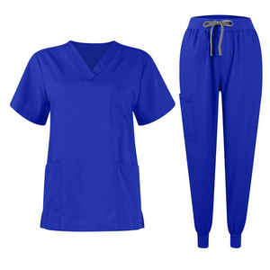 Uniformes médicos cómodos de alta calidad para mujer, trajes quirúrgicos tejidos, pantalones superiores, Joggers, conjuntos quirúrgicos de alta comodidad - Product Image 1