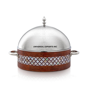 Stainless Steel Hotpot Casserole <b>Food</b> Warmer Multi-functional High Quality Handmade Designer Classic Stylish Eco-Friendly - Product Image 1
