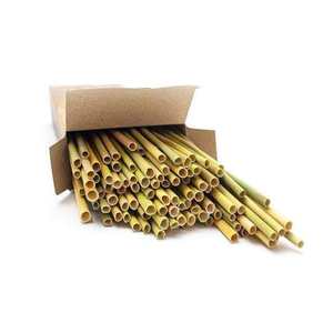 100% pajitas de hierba desechables orgánicas a la venta/pajitas de hierba biodegradables de Eco2go Vietnam - Product Image 2