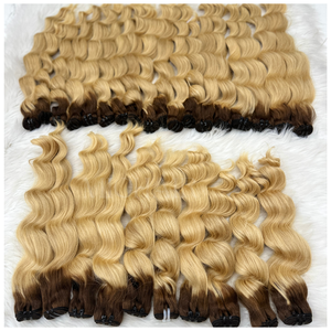 Paquetes de cabello virgen ondulado natural Rubio vietnamita 613 Extensiones de cabello humano al por mayor de la mejor calidad - Product Image 2