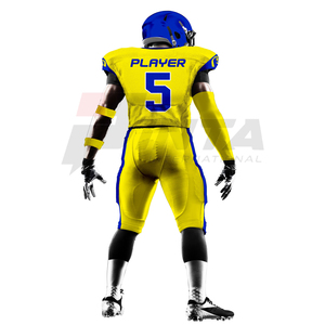 Uniformes de fútbol americano sublimados para hombres Logotipo personalizado e impresión de números - Product Image 3