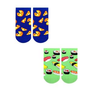 Paquete de 10 Calcetines de Nailon Premium Coloridos, Transpirables, Desechables, con Diseños Florales y de Comida Rápida, Lindos para Uso Diario, Talla Única para Invierno - Product Image 3
