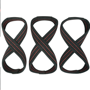 Figura 8 Correas de elevación para levantamiento de pesas, correas de muñeca para levantamiento de pesas, correas de entrenamiento de levantamiento de pesas para mujeres y hombres - Product Image 1