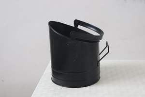 Seau à charbon en fer avec revêtement en poudre noire, conçu de manière incroyable pour le stockage du charbon - Product Image 2