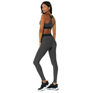 Cotton Womens Seamless Yoga Set High Waist <b>Leggings</b> With Sports Bra Two Piece Fitness Wear Breathable Quick Dry Custom Logo - Product Image 3