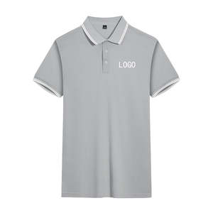 Polos personnalisés pour hommes 100% coton, broderie personnalisée, logo, polos de golf unis, fabrication OEM/ODM, vente en gros - Product Image 3