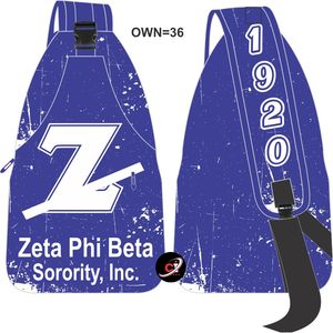 Wholesale Zeta Phi Beta Messenger Bag Vintage Nylon Crossbody Handbag Large Capacity <b>Waterproof</b> Casual <b>one</b> Shoulder bags - Product Image 5