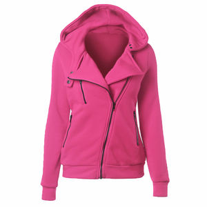Sudadera con Capucha y Cuello Alto Estampada Personalizada para Mujer, Otoño Invierno |   Chaqueta tipo jersey con mangas farol y transpirable - Product Image 5