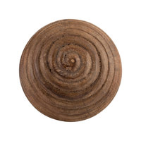 Boule en bois de Paulownia non finie de 7 cm, faite à la main, style Art Déco, décoration murale de luxe pour salon, ferme ou bureau