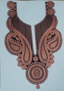 สร้อยคอคอปกโลหะปรับได้แฟชั่นตามสั่งสำหรับผู้หญิงปักลายแผ่นปะผ้าพันรอบคอสุดเก๋สำหรับใส่ในงานปาร์ตี้ - Product Image 3