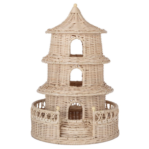 Handwicker Nouveau Écologique Classique Rotin Pagode Lanterne À La Main Tailles Personnalisées Décoration De La Maison Bougie Lanternes En Gros - Product Image 5