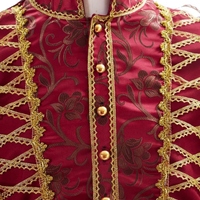 Disfraz Medieval Victoriano de Lana Transpirable de Alta Calidad para Hombre, Talla Personalizada para Adultos, para Representaciones Históricas y Halloween
