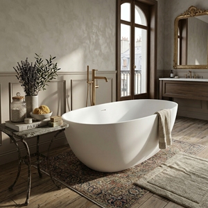 Bañera Independiente FW-7761-65-S, Moderna, de Acrílico, Fácil Instalación y Mantenimiento para Baño - Product Image 3