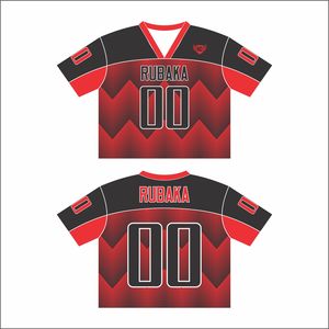 Maillot Boxy surdimensionné personnalisé imprimé Vintage unisexe Football américain T-Shirt Streetwear Jersey T-Shirt surdimensionné pour hommes Mesh Jersey - Product Image 3