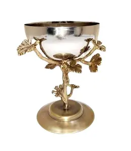 Diseño elegante diseño de flores cuencos soporte decoración del hogar cuenco de Metal para centros de mesa de boda creativo buscando Mesa mejor venta - Product Image 1