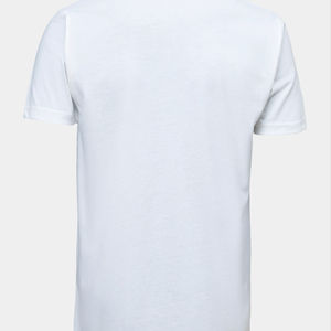 Personalizable 100% Algodón Camiseta Casual Street Fashion Diseño en blanco Logotipo frontal Serigrafía - Product Image 4