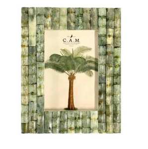 Cadre photo rond classique personnalisable en incrustation d'os pour la décoration de la maison, de l'hôtel et du salon en Inde - Product Image 1