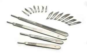 Manche de couteau à scalpel manche plat 13.5cm Instruments chirurgicaux de qualité fabriqués à partir de qualité chirurgicale - Product Image 2
