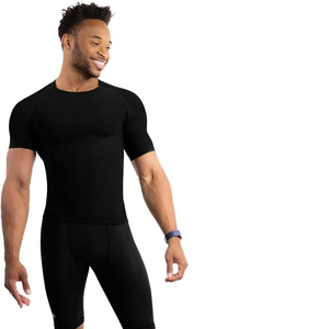 Light Weight Slim Fit Men <b>Compression</b> <b>Shirts</b> Workout Solid Color High Quality <b>Compression</b> <b>Shirts</b> - Product Image 5
