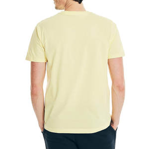 Camiseta de algodón 100% pesado para hombre hecha a medida del fabricante, camiseta serigrafiada, diseño personalizable en blanco - Product Image 3