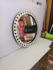 Direct Factory Wholesale Round Shaped Bone Inlay <b>Wall</b> Decorative <b>Mirror</b> Living Room Bedroom <b>Hanging</b> <b>Mirror</b> Frame Office <b>Mirror</b> - Product Image 4