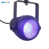 Lampu sorot LED COB 60W bisa Mini, lampu sorot pernikahan warna RGBW putih dingin hangat