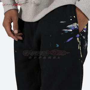 Wide Leg Men's <b>Pant</b> With Zipper Pocket Design For Athleisure Street Look Fleece Lined Flare Sweatpants For Men - Product Image 6