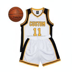 Nouveau maillot de basket-ball personnalisé OEM, sublimation, pas cher, respirant, vêtements de basket-ball pour hommes, uniforme de basket-ball surdimensionné, séchage rapide - Product Image 4