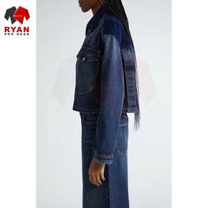 แจ็คเก็ตยีนส์ผู้หญิงทันสมัย ดีไซน์ทรงโมเดิร์น ผ้าระบายอากาศได้ดี พร้อมดีไซน์ทรงปกติที่สวมใส่สบาย - Product Image 5