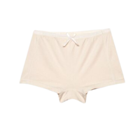 Livraison rapide mignon Boxer imprimé culotte pour adolescentes Anti-lumière été GOTS certifié sac en plastique emballage Vietnam fabricant