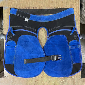 Tablier de maréchal-ferrant en cuir et acier inoxydable robuste, entièrement personnalisable, de qualité supérieure, nouvelle tendance, couleur bleu-noir 2026 - Product Image 3