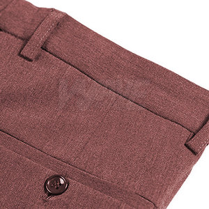 Pantalones de vestir para hombre superventas, ropa informal de lona ajustada a la moda, cómoda, ligera, cintura media, patrón recto - Product Image 6