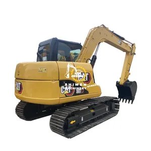 Equipamento original japonês para movimentação de terras, escavadeira Cat 307, equipamento pequeno de 7 toneladas, escavadeira usada Caterpillar