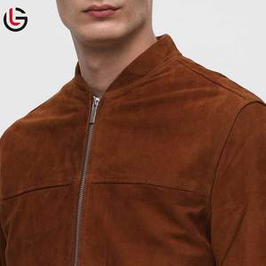 Veste en cuir d'origine bon marché Vestes de bombardier en cuir à la mode en cuir du Pakistan en cuir de vachette de buffle de haute qualité - Product Image 6