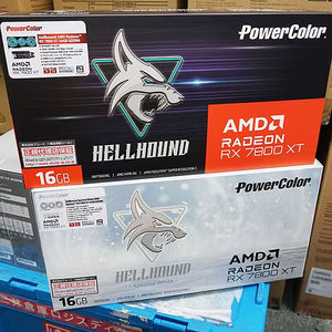 Nouvelle carte graphique PowerColors Radeon RX 9070 XT Hellhound 16 Go GDDR6 PCI-Express refroidie par ventilateur pour station de travail - Product Image 2