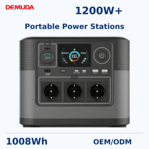 Estación de Energía Portátil 1200W+ 1008Wh, Personalización OEM ODM, Venta al por Mayor, Almacenamiento de Energía para el Hogar, Energía de Respaldo para Exteriores - Product Image 1