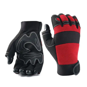 Gants de cyclisme en cuir de haute qualité à deux couches, demi-doigts, avec fermeture à crochet, personnalisation du logo, Soccer Max Pro Florida US Wholesale - Product Image 1