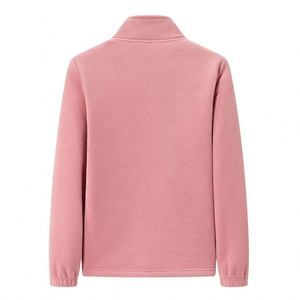 2025 gros nouveau Style hiver coupe-vent épaissi couleur unie extérieur col montant polaire vestes pour hommes Logo avant - Product Image 2