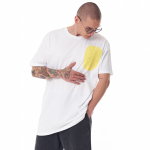 Custom Logo <b>Men</b> Streetwear Oversize Blank <b>Cropped</b> <b>Top</b> T-shirt 100% Cotton Heavyweight Eco-Friendly Breathable Drop Shoulder Boxy - Product Image 5